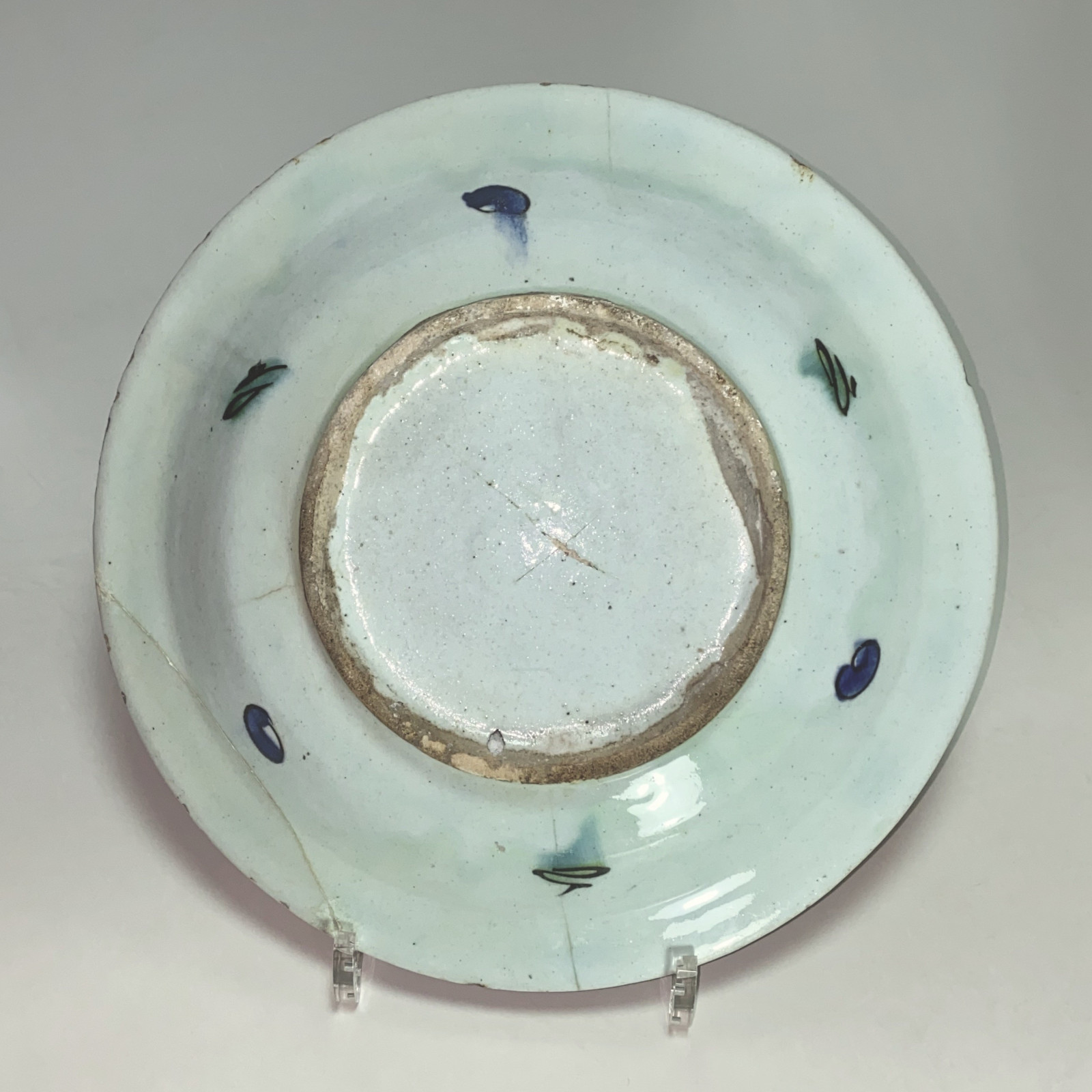Iznik - Plat en céramique - Décor à la rosace – Vers 1600