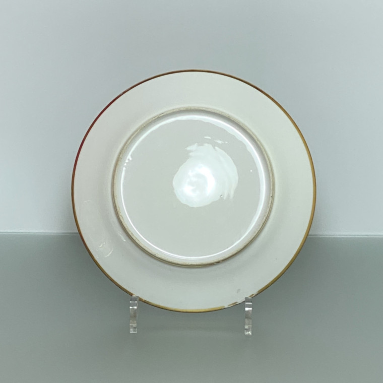 Paris - three plates with botanical decor - Early nineteenth century