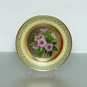 Paris - three plates with botanical decor - Early nineteenth century