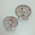 Chine - Deux coquilles à décor Imari - Époque Kangxi (1662-1722)