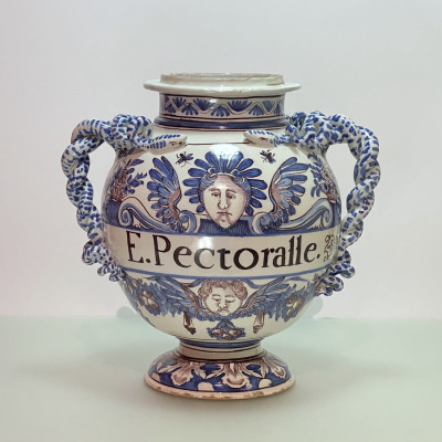 Montpellier – Fabrique Olliver - Grand vase de montre - Vers 1700