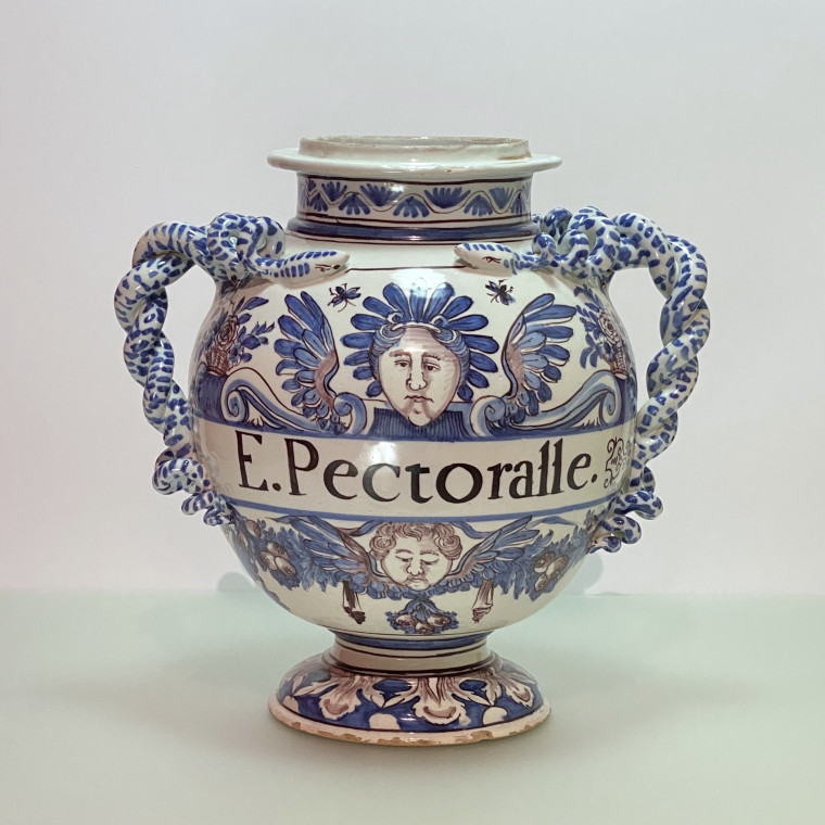 Montpellier - Olliver Factory - Large pharmacy vase - Around 1700