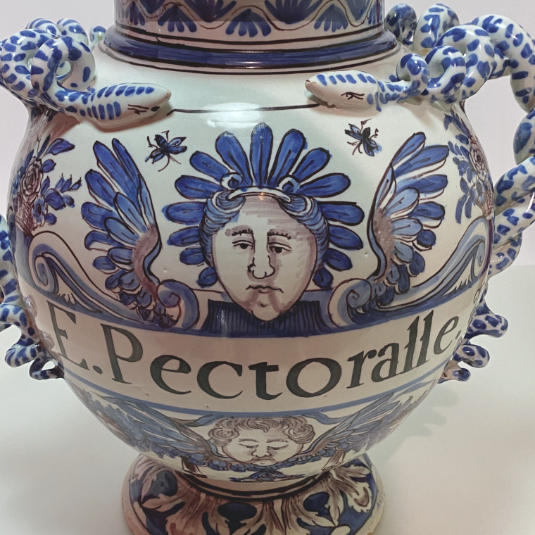 Montpellier - Olliver Factory - Large pharmacy vase - Around 1700