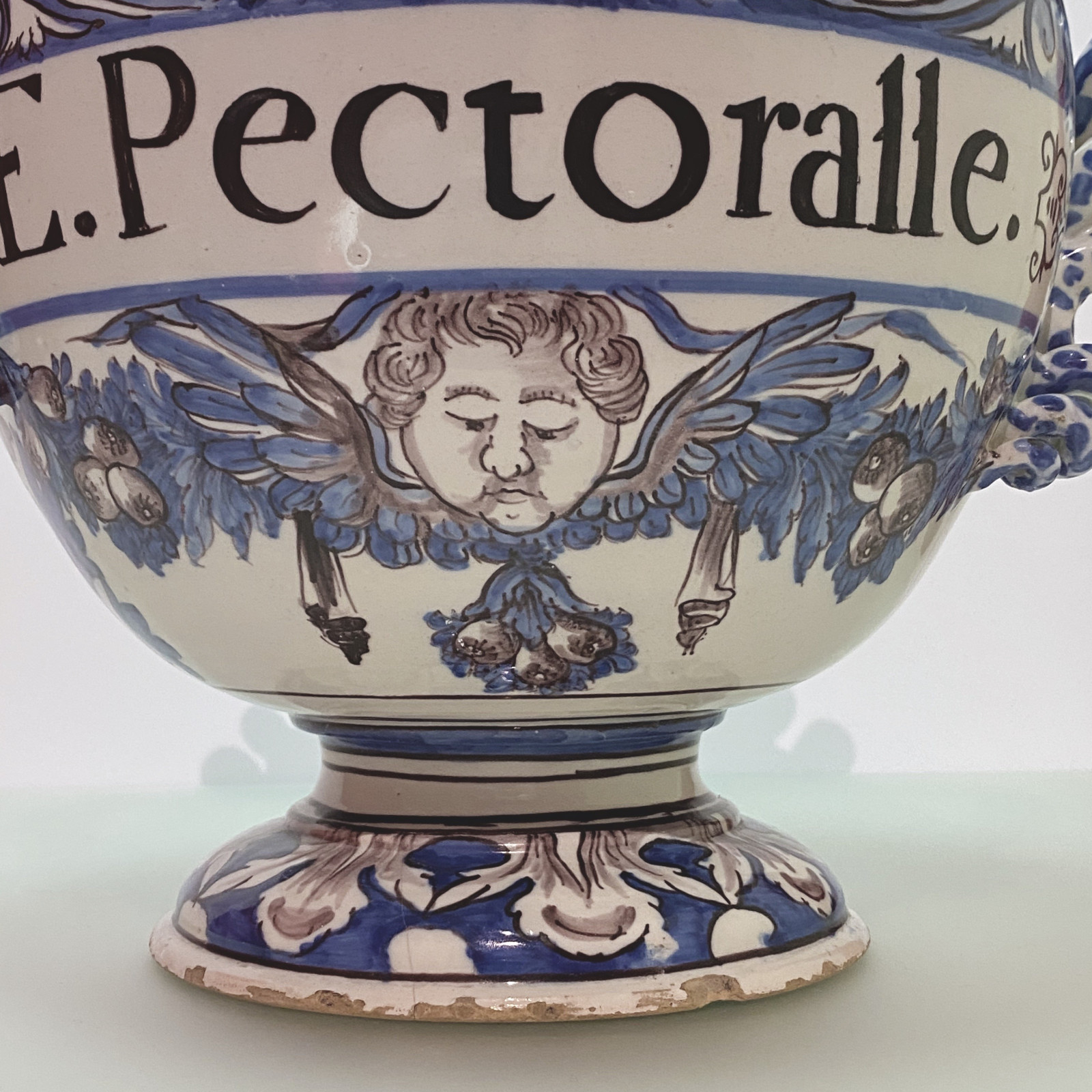 Montpellier - Olliver Factory - Large pharmacy vase - Around 1700