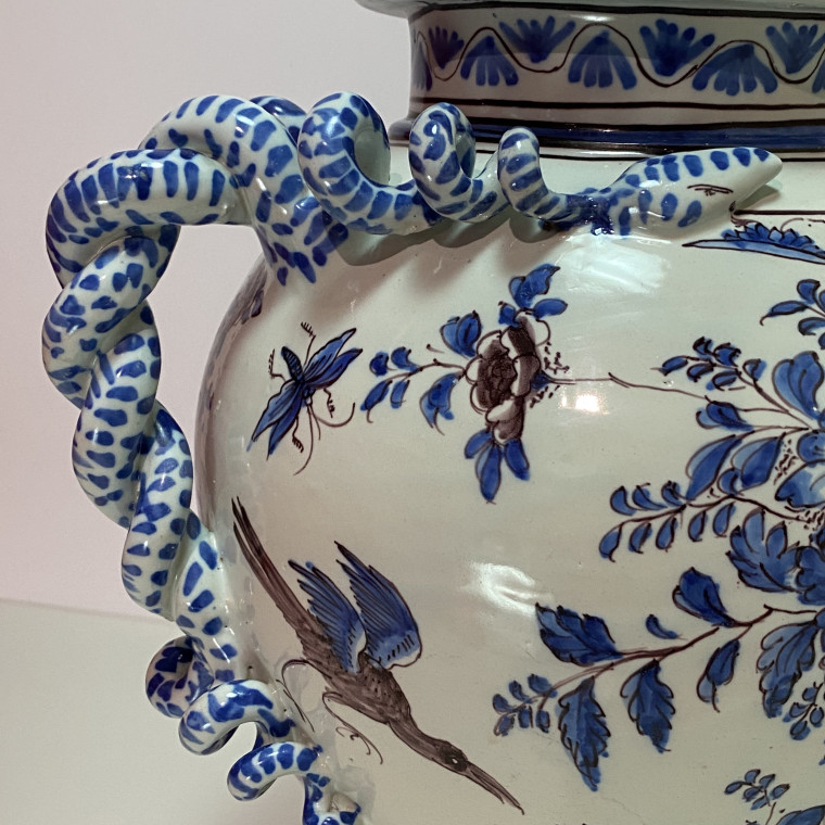 Montpellier – Fabrique Olliver - Grand vase de montre - Vers 1700