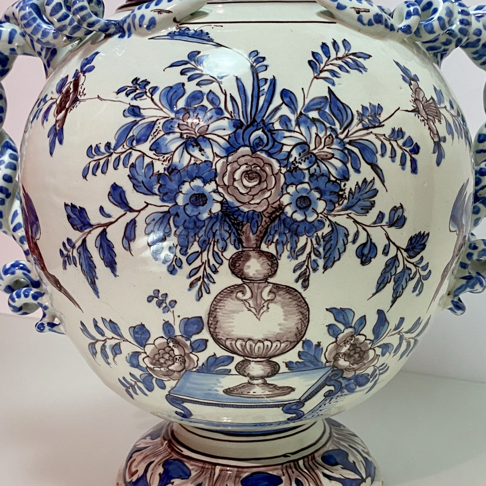Montpellier - Olliver Factory - Large pharmacy vase - Around 1700