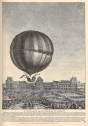 Circular ivory box decorated with a miniature depicting the flight of a hot air balloon - End of the eighteenth century
