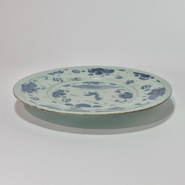 Savone - Assiette à décor d'une biche - Fin du XVIIe - Dédut du XVIIIe siècle