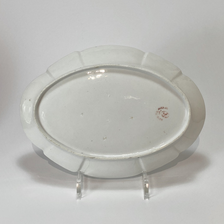 Manufacture du Duc d'Angoulême - Paire de plats en porcelaine - XVIIIe siècle