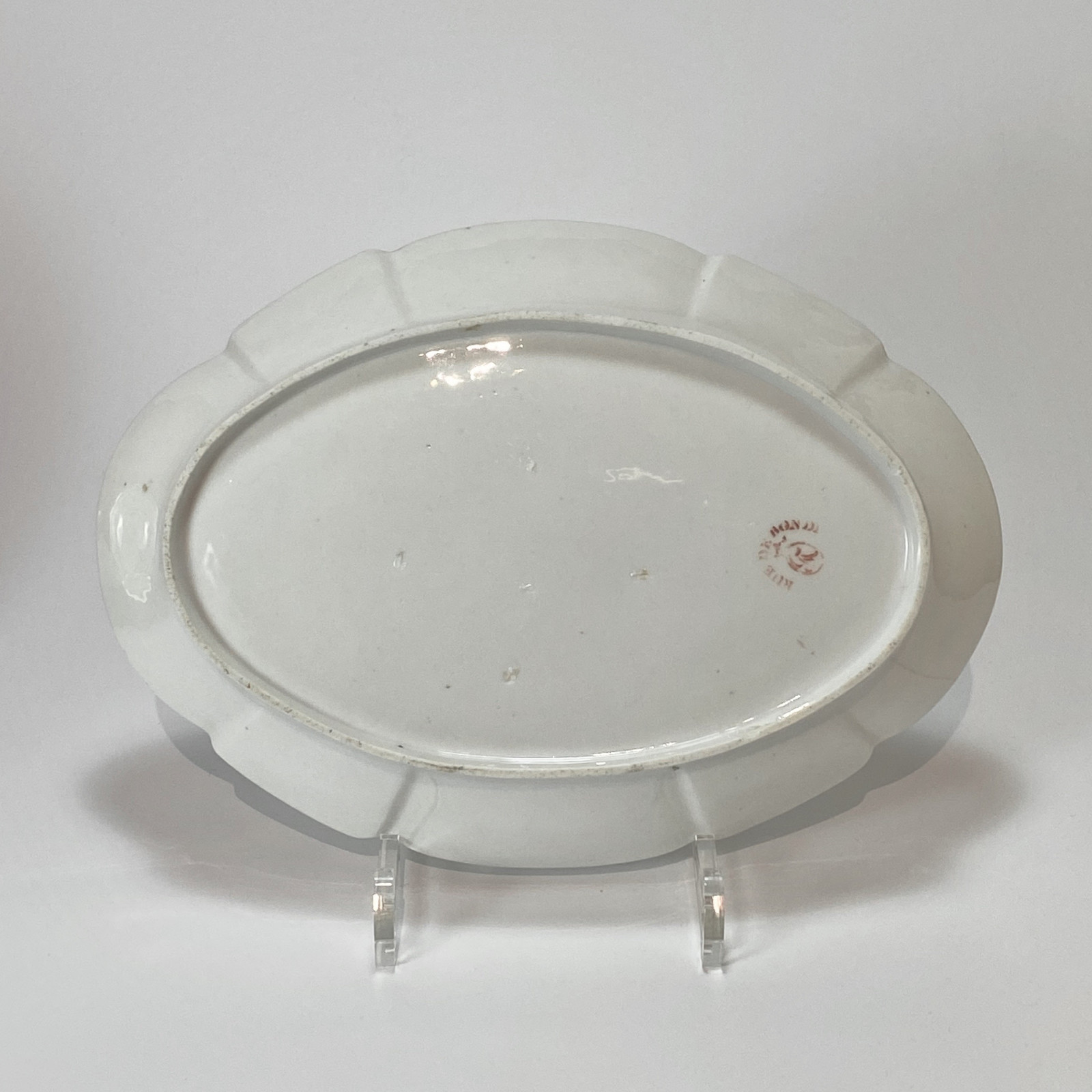 Manufacture du Duc d'Angoulême - Paire de plats en porcelaine - XVIIIe siècle