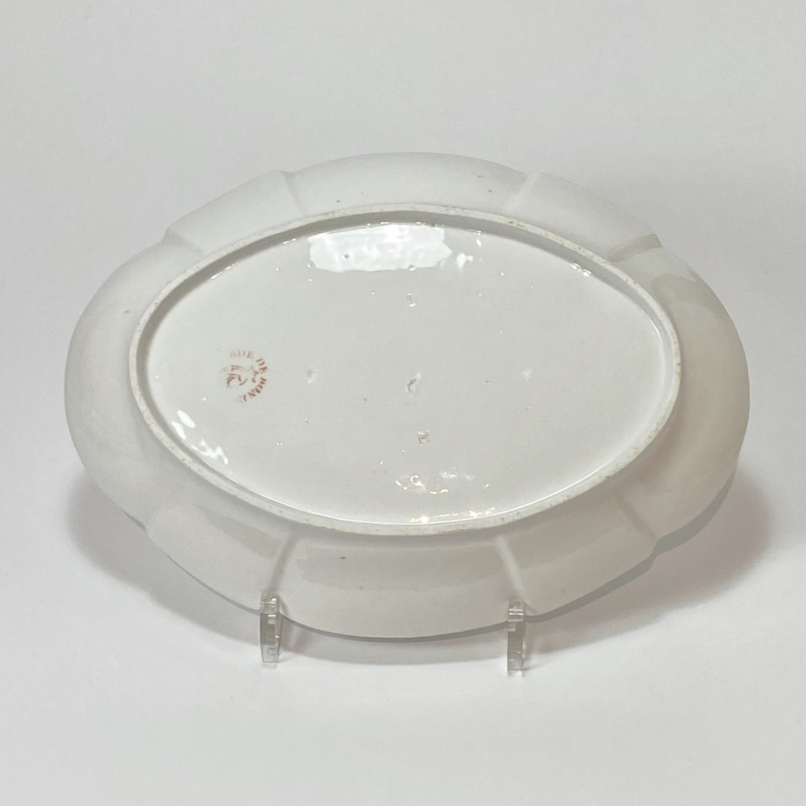 Manufacture du Duc d'Angoulême - Paire de plats en porcelaine - XVIIIe siècle