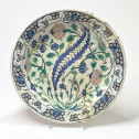 Iznik - Grand plat dit «tabak» - XVIIe siècle