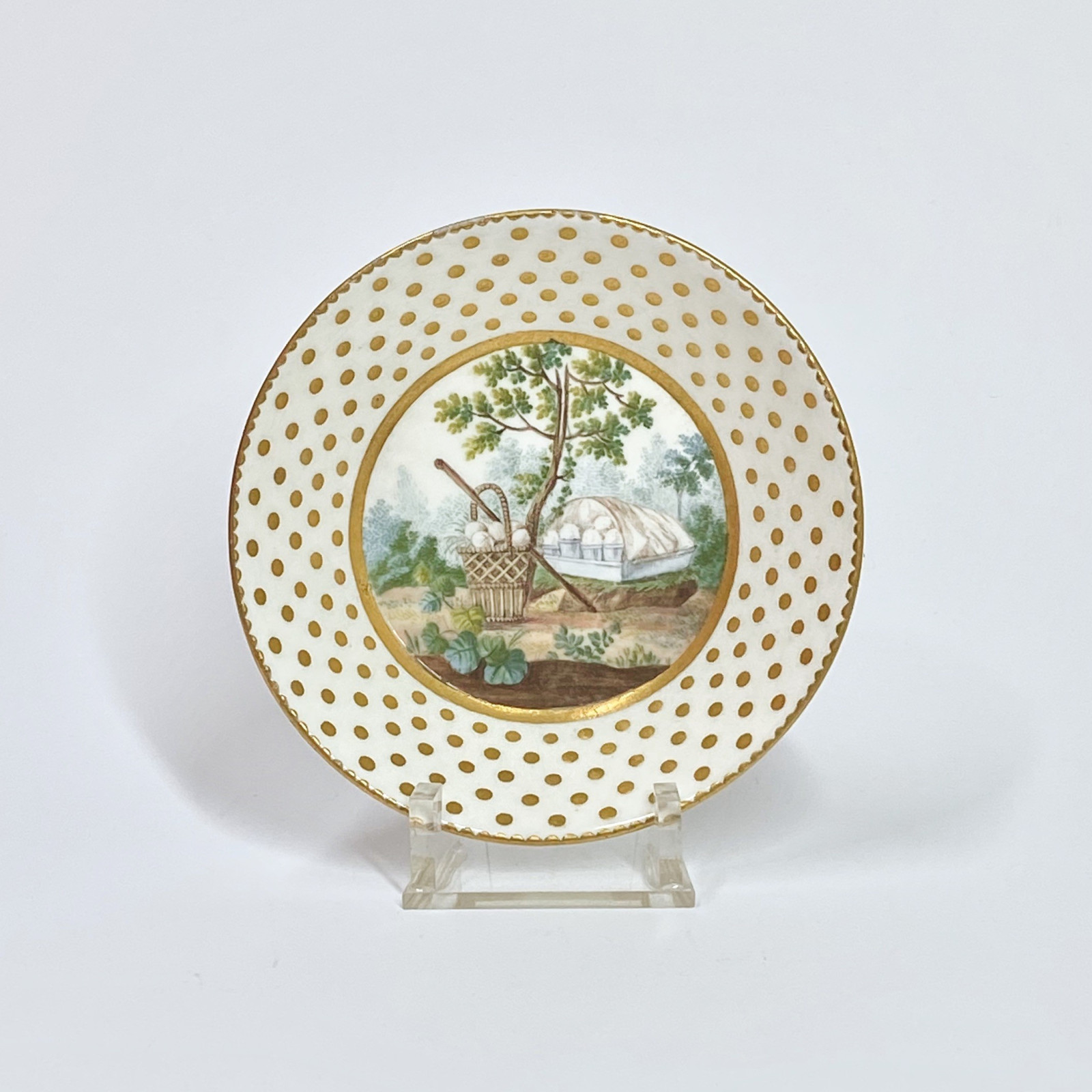 Gobelet litron en porcelaine tendre de Sèvres - XVIIIe siècle
