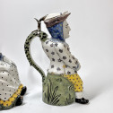 Lille - Pair of "Jacquot et Jacqueline" pitchers - Eighteenth century