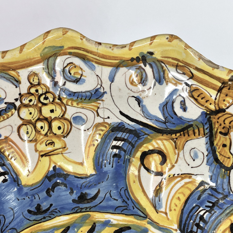 Crespina en majolique de Deruta - XVIIe siècle