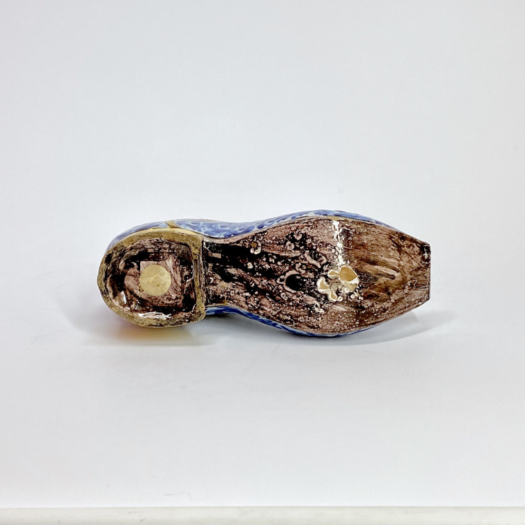 Caltagirone (Sicily) - Gourd in the shape of a shoe - End of the seventeenth century Beginning of the eighteenth century