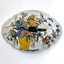 Sinceny - Lid decorated with a basket of flowers - Eighteenth century