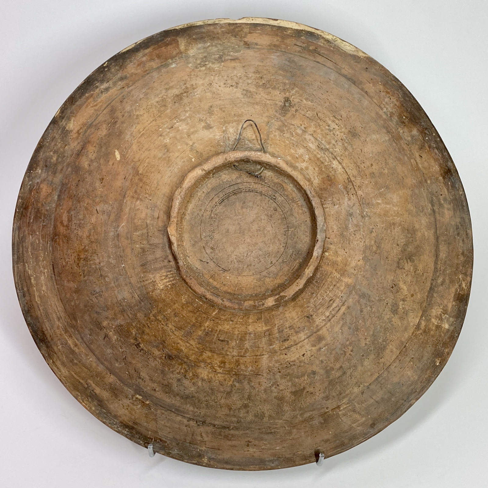 Montelupo - Exceptionnel grand plat figurant la ville de San Gimignano - XVIIe siècle