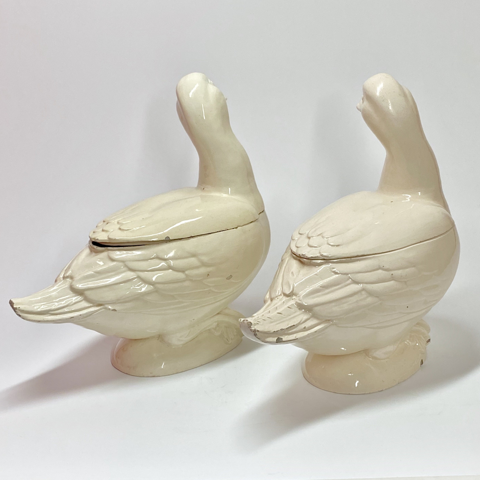 Nove di Bassano -  Deux canards en trompe l’œil - Vers 1800