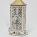 Chine - Petite pendule en porcelaine - Époque Qianlong (1736 - 1795)