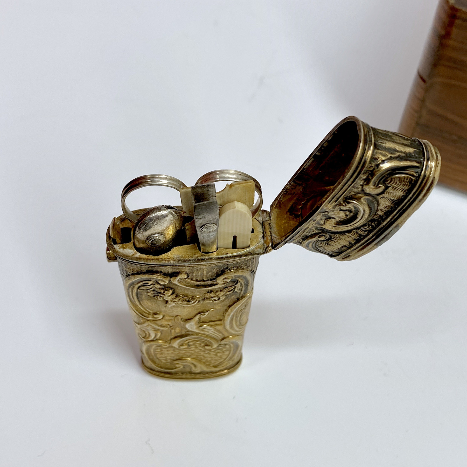 Box Louis XV period travel kit - Eighteenth century