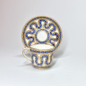 SÈVRES - Cup and saucer called "Goblet Bouillard" - eighteenth century