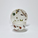 Meissen - Tasse et sa soucoupe à décor de légumes et insectes - XVIIIe siècle - vers 1745-1750
