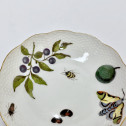 Meissen - Cup and saucer decorated with vegetables and insects - Eighteenth century - circa 1745-1750