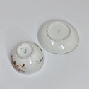 Meissen - Tasse et sa soucoupe à décor de légumes et insectes - XVIIIe siècle - vers 1745-1750