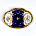 Sèvres - Ecuelle à bouillon à fond bleu nouveau - XVIIIe siècle