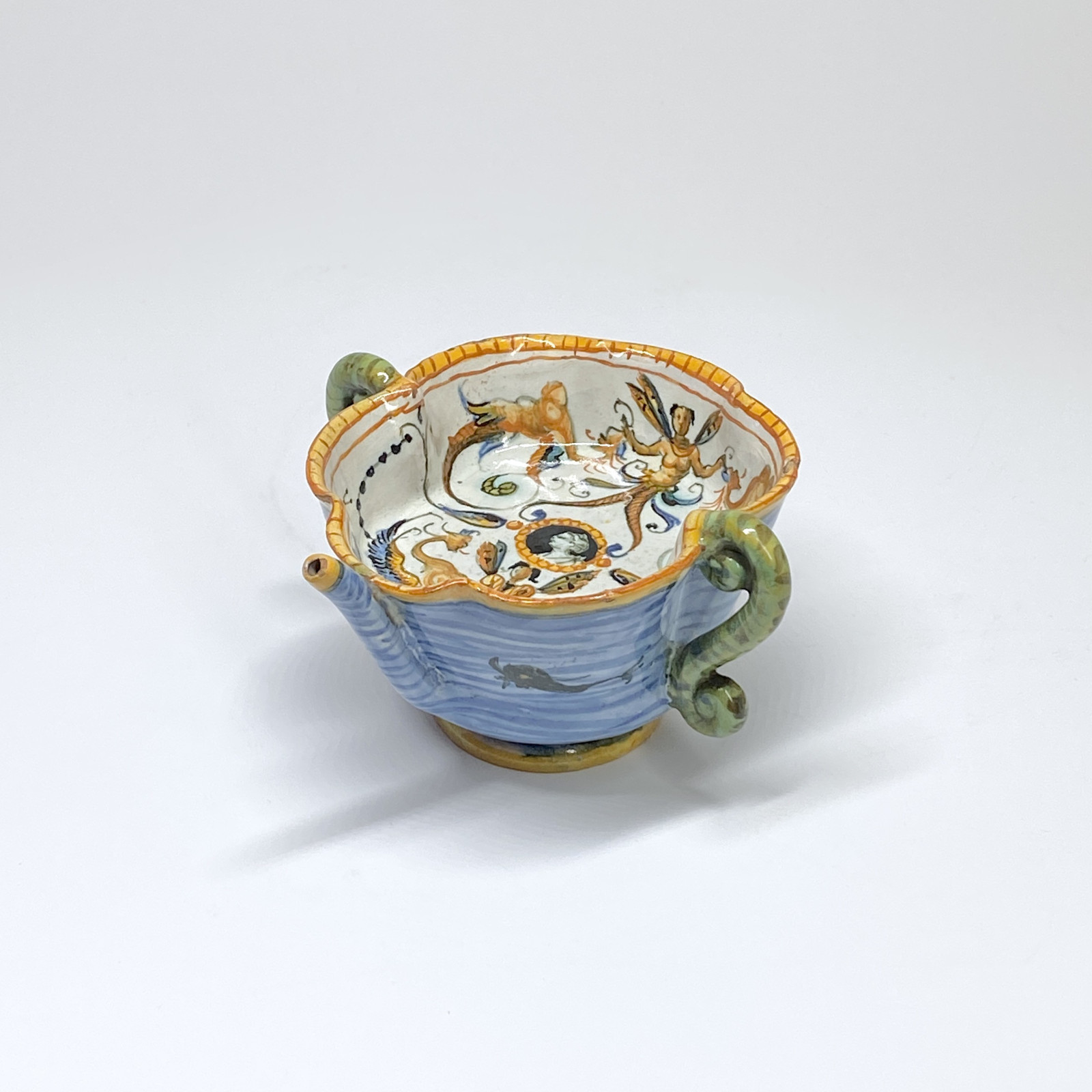 Canard de malade en majolique d’Urbino - Fin du XVIe siècle