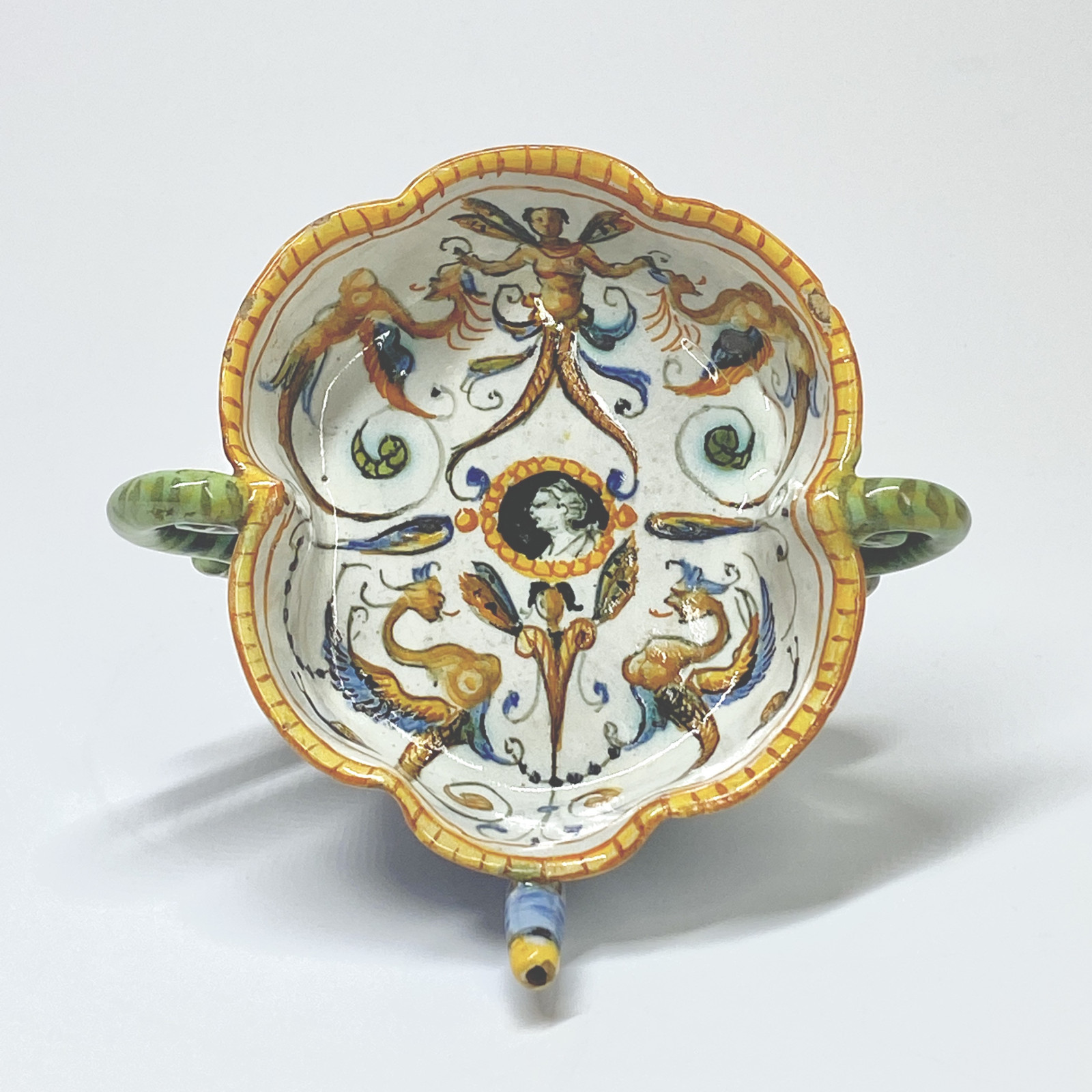 Canard de malade en majolique d’Urbino - Fin du XVIe siècle