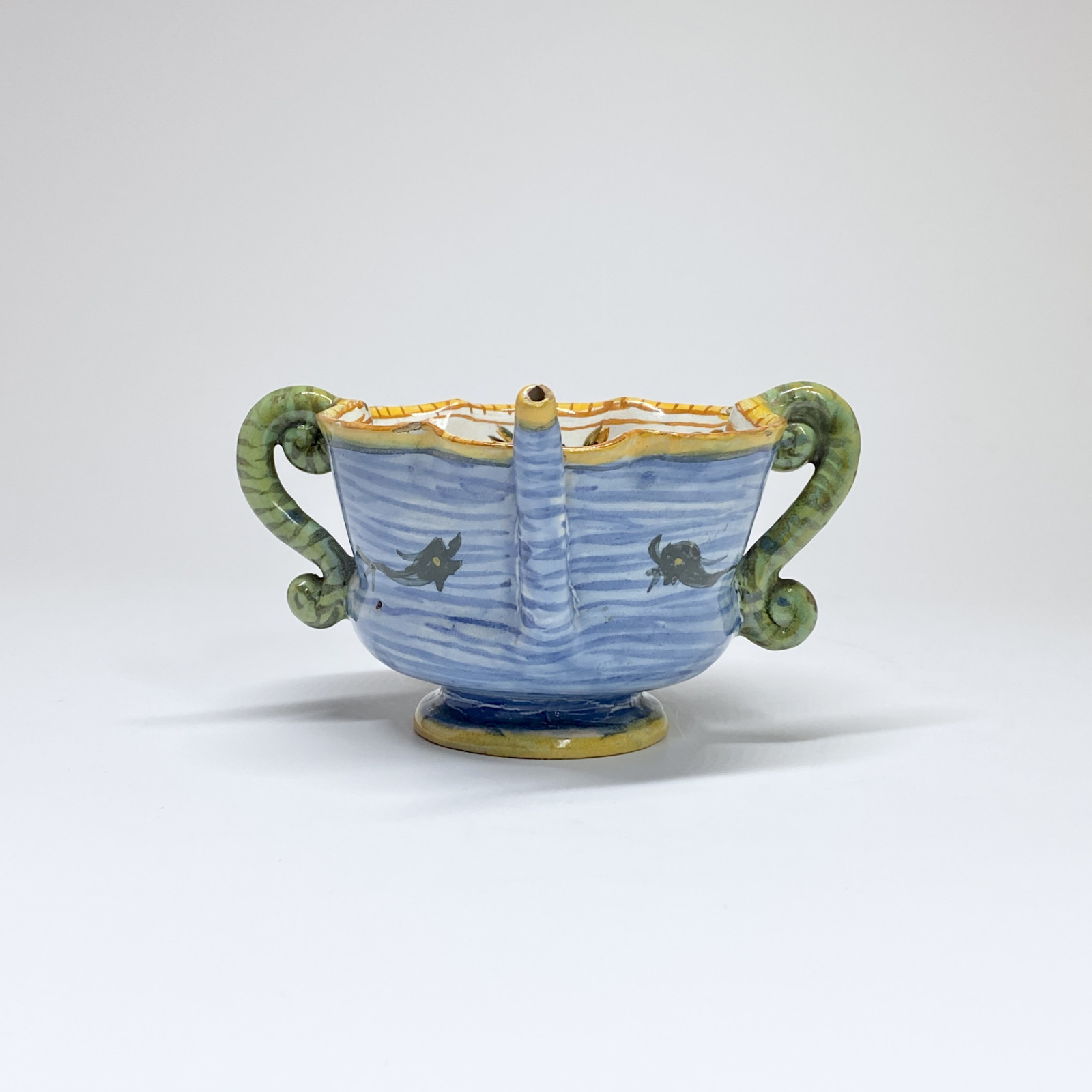 Canard de malade en majolique d’Urbino - Fin du XVIe siècle