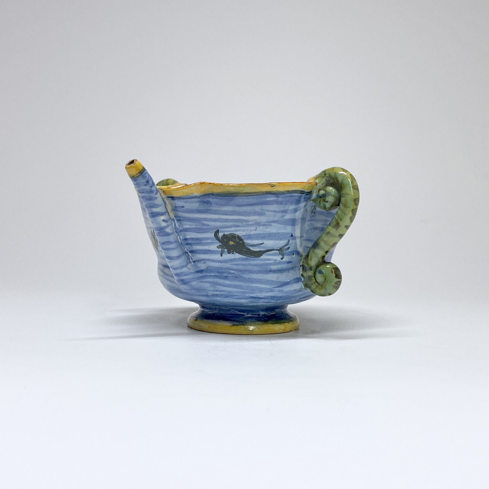 Canard de malade en majolique d’Urbino - Fin du XVIe siècle