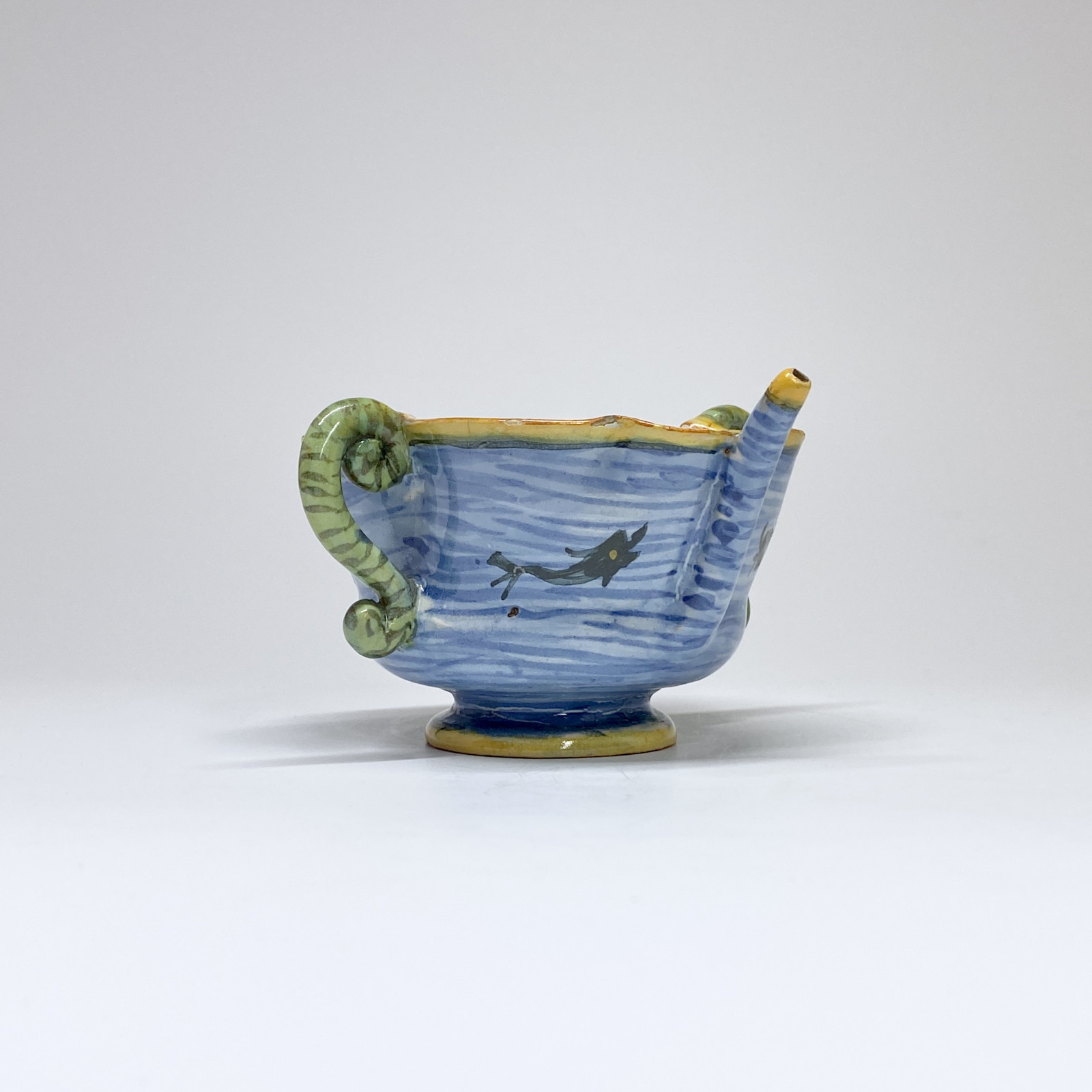 Canard de malade en majolique d’Urbino - Fin du XVIe siècle