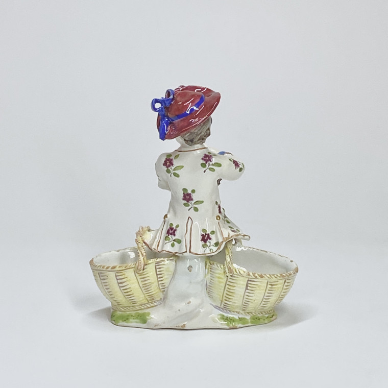 Strasbourg - Paul Hannong period - double Saleron - eighteenth century