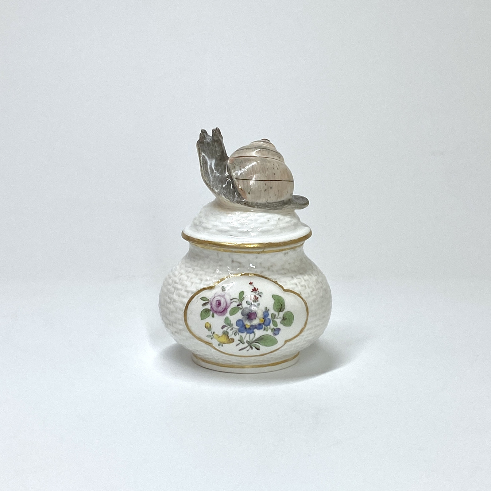 Vienne - Porcelain cream jar - Eighteenth century