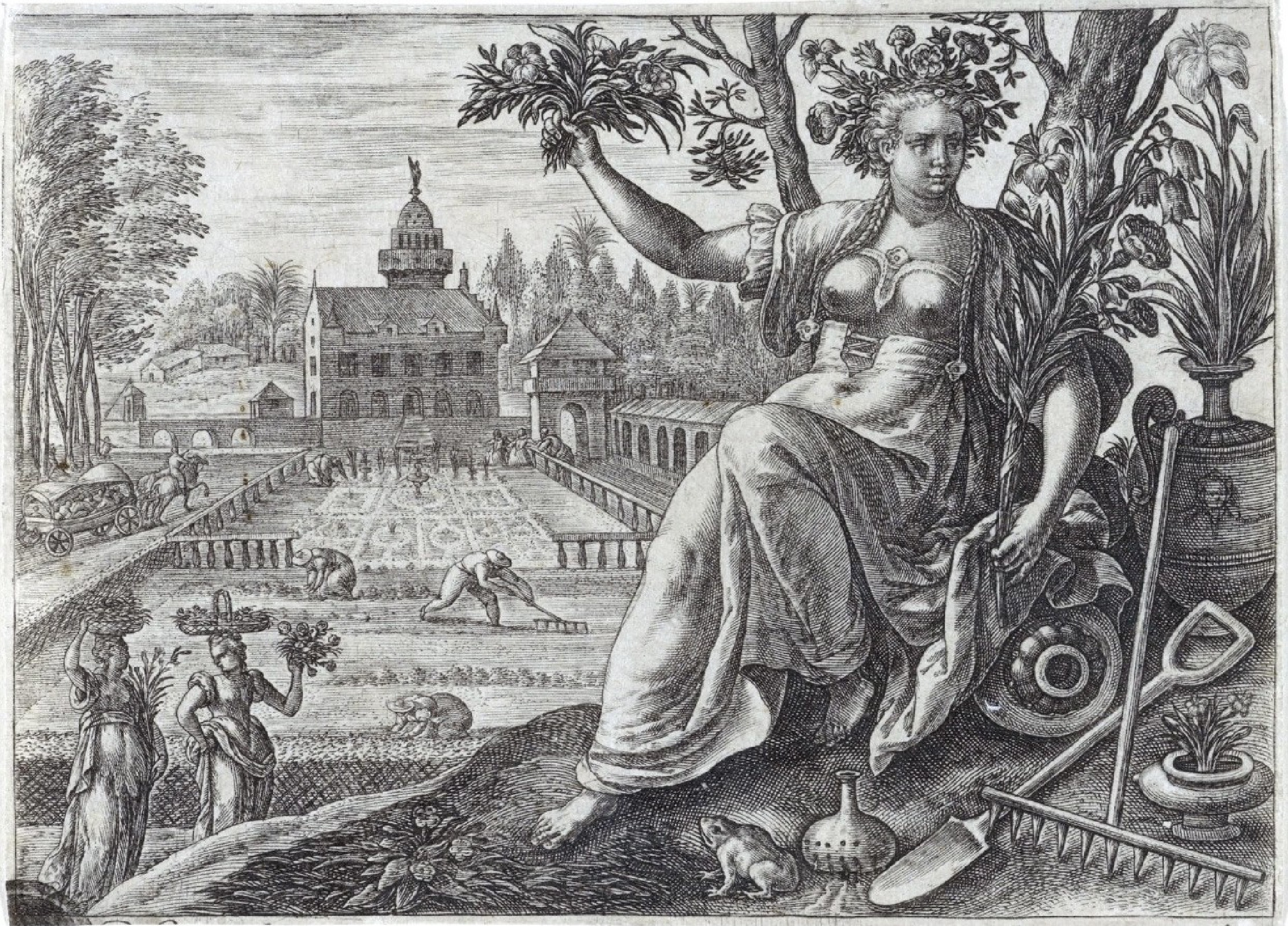 École de Bernard Palissy, Fontainebleau ou Pré d'Auge - XVIIe siècle