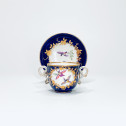 Vincennes-Sèvres - Toilet cup decorated with flying birds - Eighteenth century