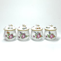 Paris - Manufacture du Comte d´Artois - Four juice jars - Eighteenth century