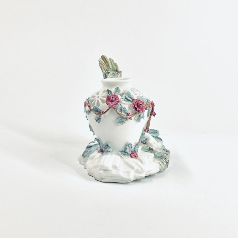 Vincennes - Polychrome pot-pourri vase - Eighteenth century