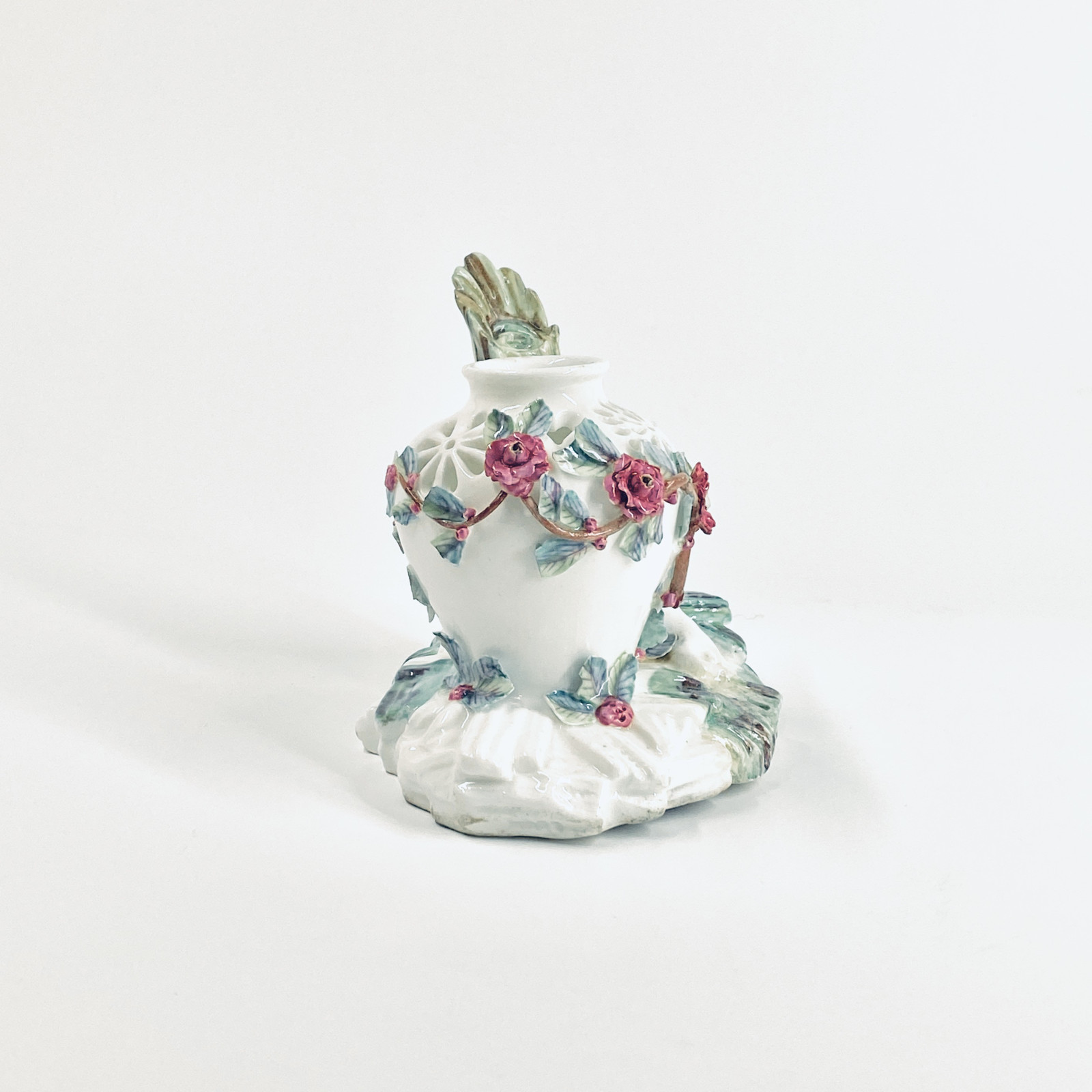 Vincennes - Polychrome pot-pourri vase - Eighteenth century