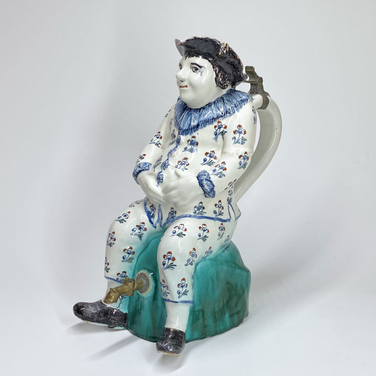 Bruxelles - Fontaine figurant un personnage assis - XVIIIe siècle