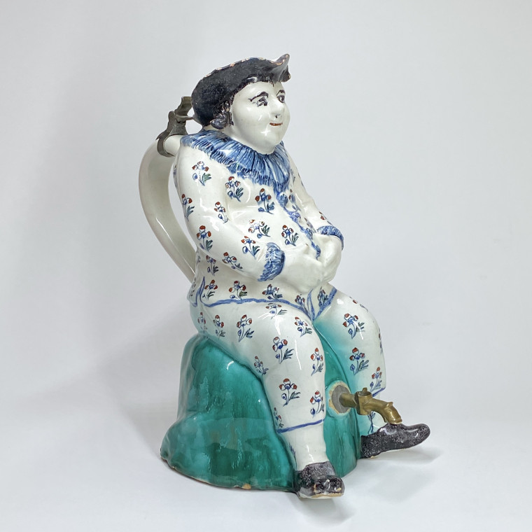 Bruxelles - Fontaine figurant un personnage assis - XVIIIe siècle