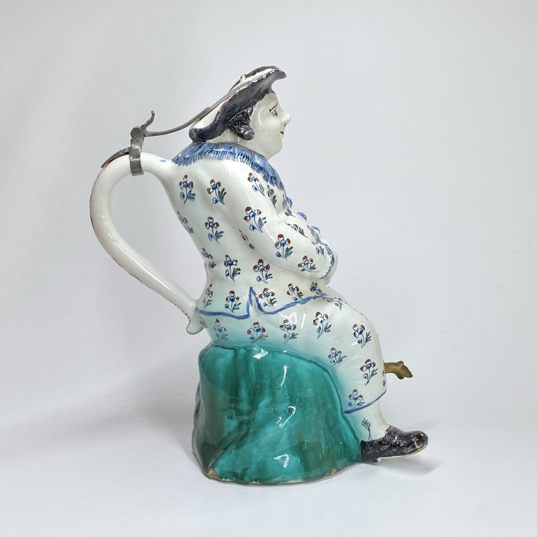 Bruxelles - Fontaine figurant un personnage assis - XVIIIe siècle