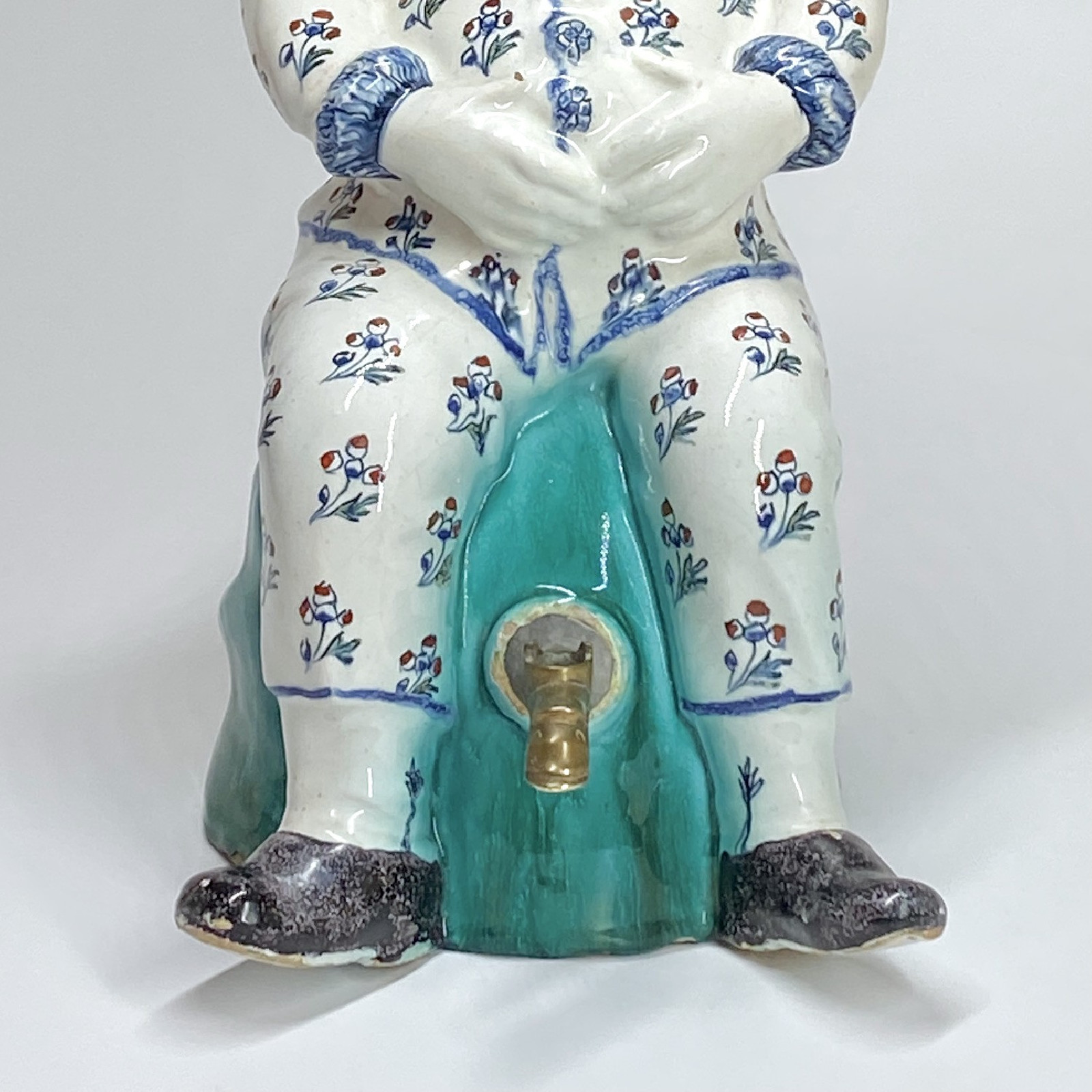 Bruxelles - Fontaine figurant un personnage assis - XVIIIe siècle