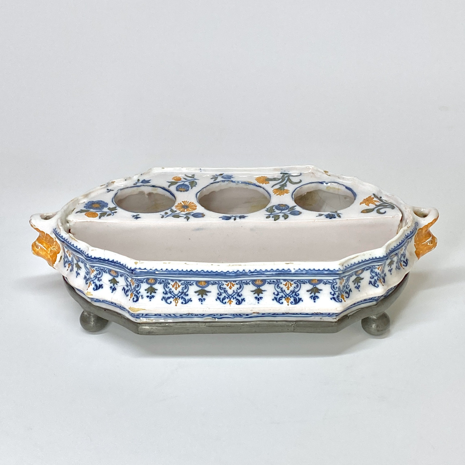 Moustiers - Earthenware writing case - Mid Eighteenth century