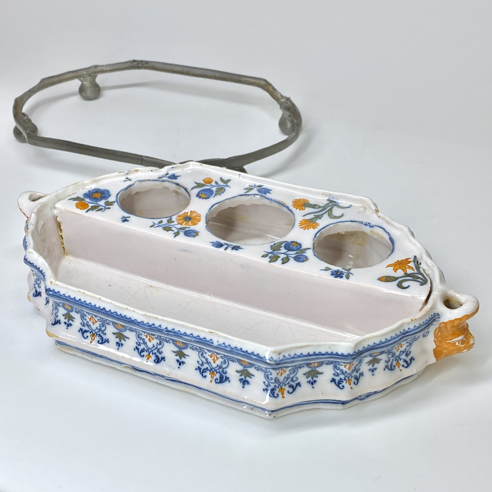 Moustiers - Earthenware writing case - Mid Eighteenth century