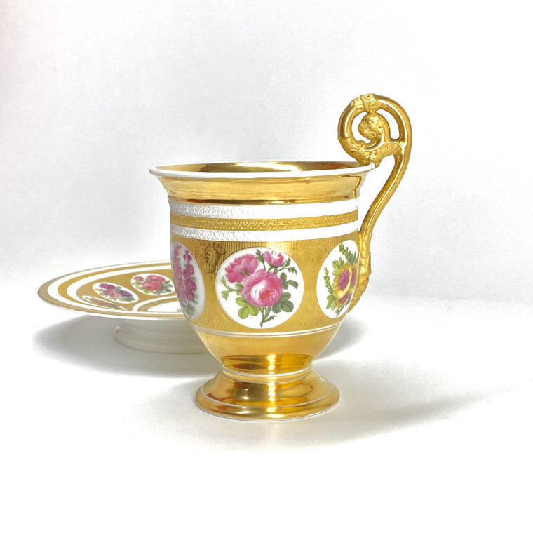 PARIS - Grande tasse à chocolat - Vers 1830