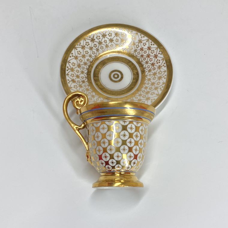 Paris - Tasse sur piédouche - Début du XIXe siècle